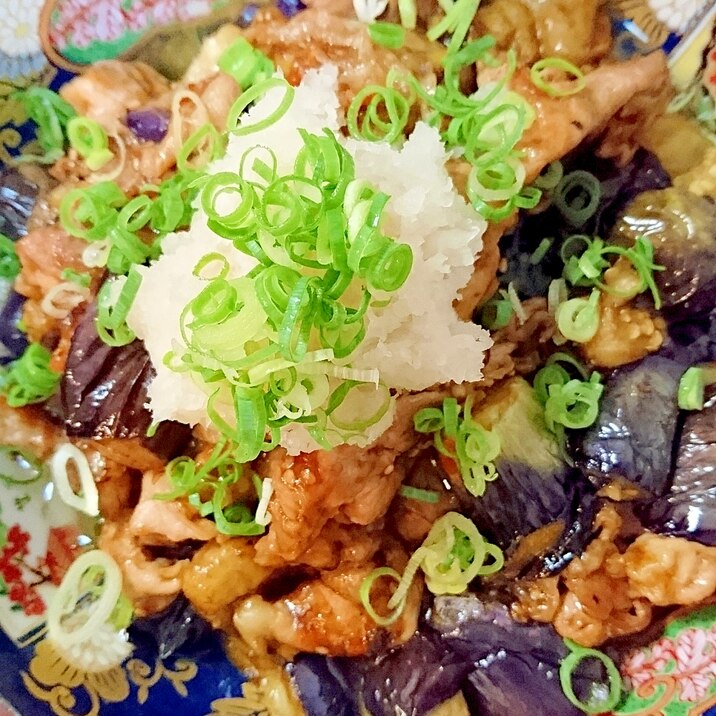 これからが旬!★なすと豚肉のおろしたれ